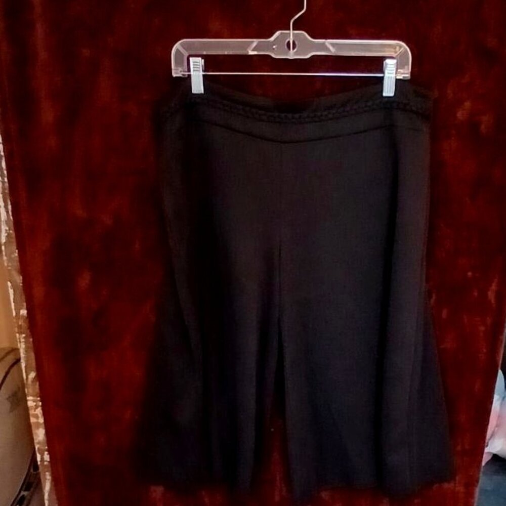 CATO wide leg "gaucho" style capris SIZE L